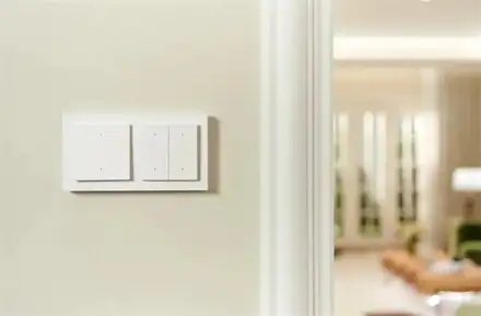 Aqara Smart Home Dvojvypínač (4x tl.,2 kanály) s 2x relé H2 EU,Zigbee a Thread