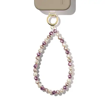 iDeal Phone Wristlet Strap Moonlit Plum Pearl