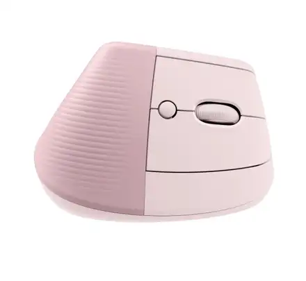 Logitech Lift Vertical ergonomická myš - ružová