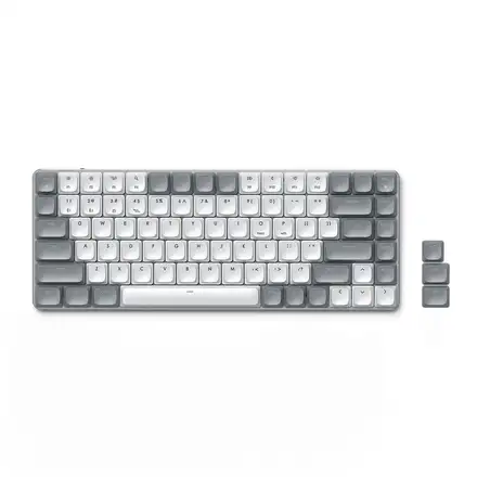 Satechi klávesnica SM1 Slim Mechanical Backlit Bluetooth Keyboard - Light Gray