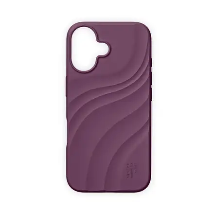 iDeal Fashion Soft Swirl Silicone Case MagSafe iPhone 17 Velvet Plum