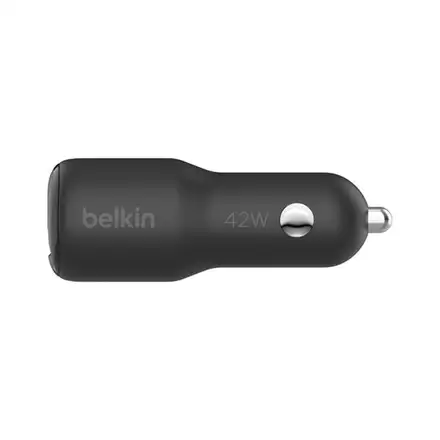 Belkin Boost Charge Dual Car Charger with PPS 42W - Black