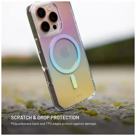 FIXED kryt MagRainbow s podporou Magsafe pro Apple iPhone 16, duhový