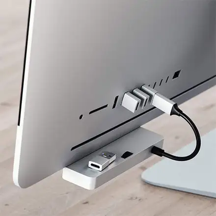 Satechi adaptér USB 3.0 to USB-C - Silver Aluminium