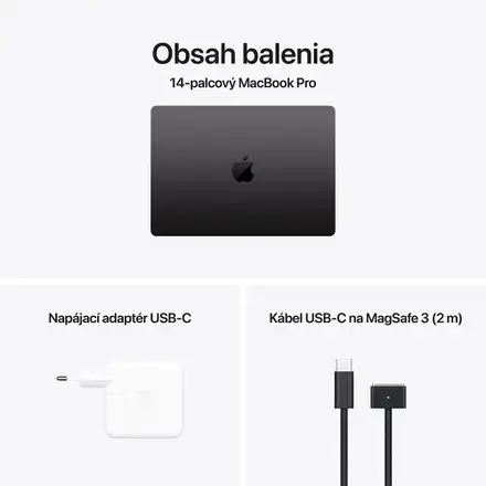 MacBook Pro 14" Apple M4 Max 14C CPU 32C GPU 36GB 1TB Kozmický čierny SK