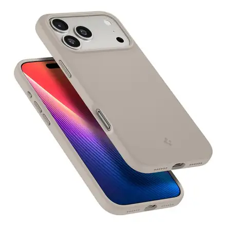 Spigen kryt Silicone Fit Magsafe pre iPhone 17 Pro Max - Stone