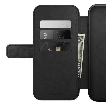 Nomad puzdro Modern Leather Folio Magsafe pre iPhone 16 Pro Max - Black
