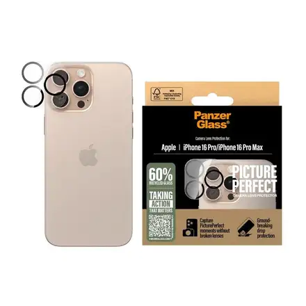 PanzerGlass ochranné sklo PicturePerfect pre iPhone 16 Pro/16 Pro Max