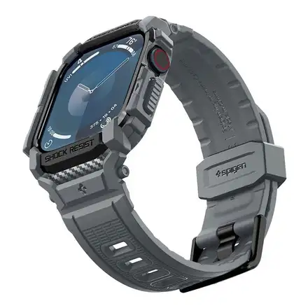 Spigen kryt Rugged Armor Pro pre Apple Watch 10 46mm - Dark Gray *Rozbalený*