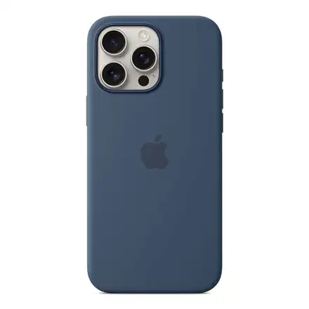 iPhone 16 Pro Max Silicone Case with MagSafe - Denim