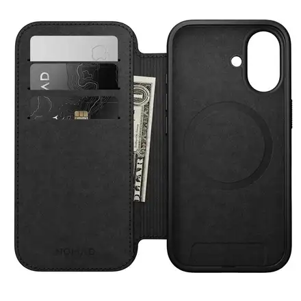 Nomad puzdro Modern Leather Folio Magsafe pre iPhone 17 - Brown