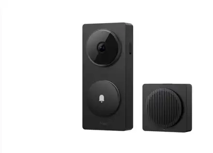 Aqara Smart Home Videozvonček s HUBom, Kamera G410, čierna