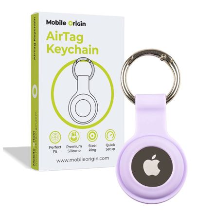 Mobile Origin puzdro Airtag KeyChain pre Apple Airtag - Purple