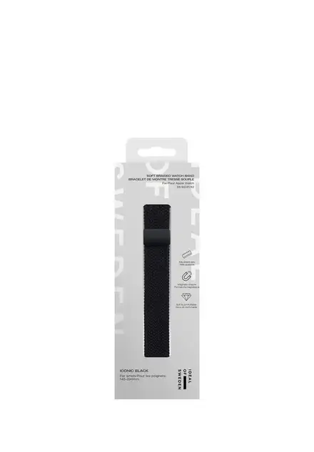 iDeal Soft Braid Watch Band 38/40/41/42 Iconic Black