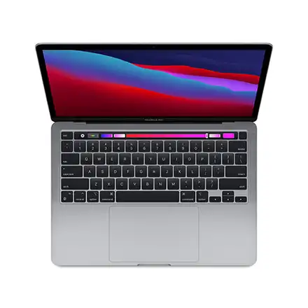 MacBook Pro 13" M1 8C CPU 8C GPU 8/256 GB kozmická sivá SK *Použitý s DPH - Trieda C*
