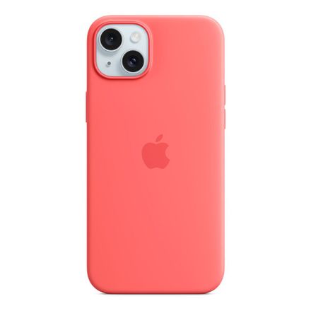 iPhone 15 Plus Silicone Case with MagSafe - Guava
