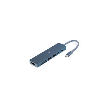 Aiino - Stream 7-in-1 hub for MacBook Neo - Indigo