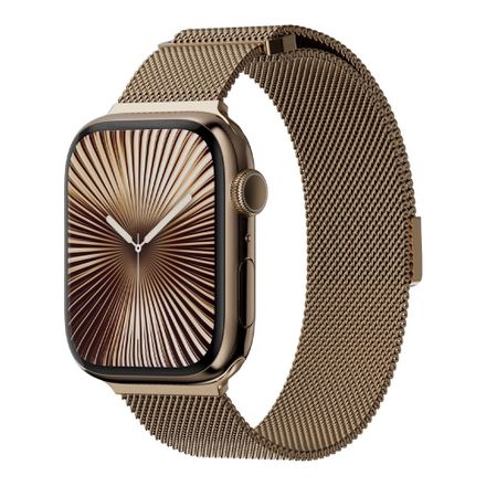 SwitchEasy remienok Mesh Stainless Steel pre Apple Watch 44/45/46mm - Gold
