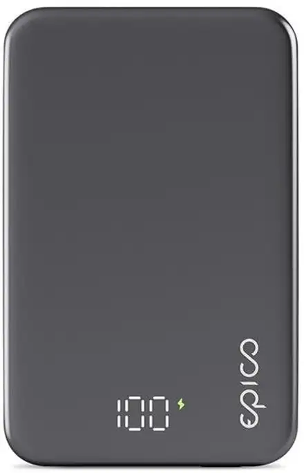 Epico Mag+ Aluminium Power Bank Battery Capacity 10 000mAh - vesmírne šedá