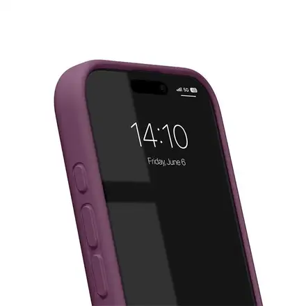 iDeal Fashion Soft Swirl Silicone Case MagSafe iPhone 16 Velvet Plum