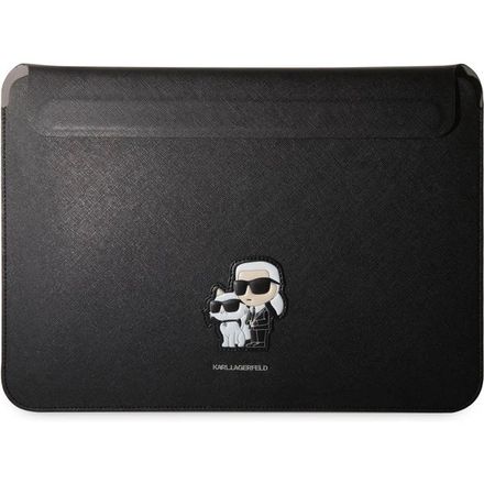 Karl Lagerfeld Saffiano Karl and Choupette Púzdro na MacBook 13/14" čierne