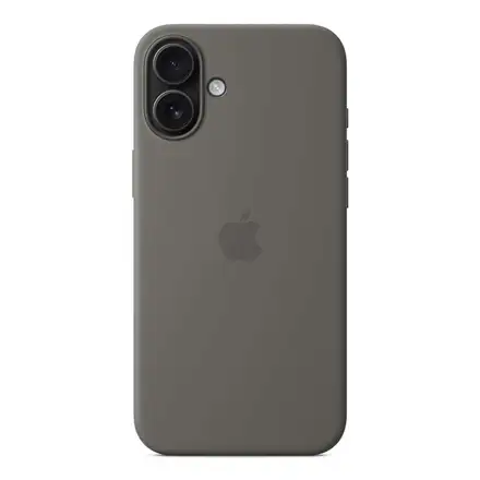 iPhone 16 Plus Silicone Case with MagSafe - Stone Gray