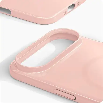 iDeal Slim Case MagSafe iPhone Air Glossy Blush Pink