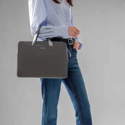 Tomtoc puzdro The Her Sleeve pre Macbook Pro 16" - Dark Gray/Blue