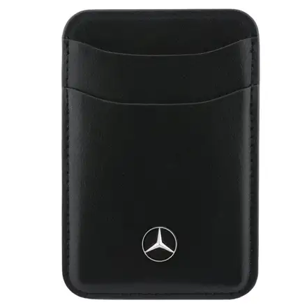 Mercedes PU Leather MagSafe Card Holder Peňaženka čierna