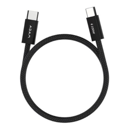 Adam Elements kábel iLinio C100 USB-C to USB-C 100W Magnetic 2pack - Black