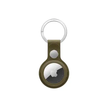 Apple AirTag FineWoven Key Ring - Dark Olive