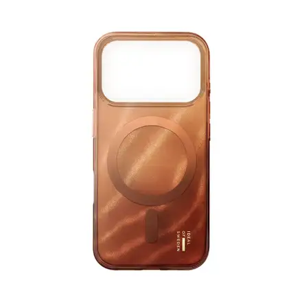 iDeal Fashion Clear Case MagSafe iPhone 17 Pro / 18 Pro Mocha Mousse