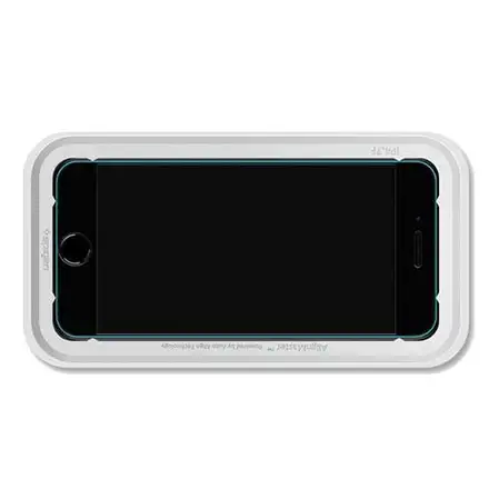 Spigen ochranné sklo Glas.tR AlignMaster pre iPhone 7/8/SE 2020/2022 - Black Frame