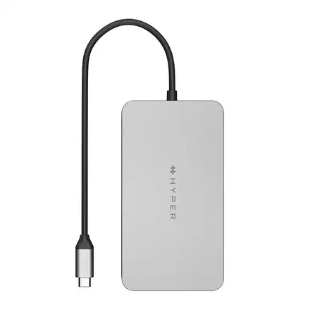 Hyper HyperDrive Dual 4K HDMI 10-in-1 USB-C Hub - Space Gray
