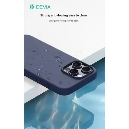 Devia kryt Nature Series Silicone Magnetic Case pre iPhone 16 Pro - Gray White