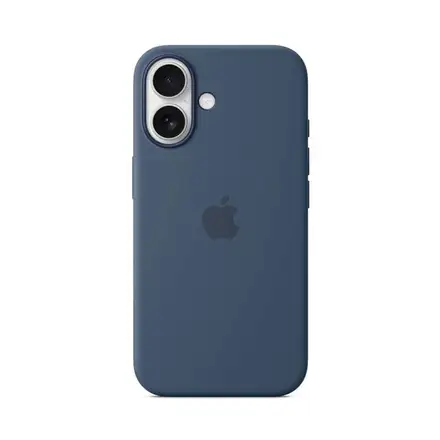 iPhone 16 Silicone Case with MagSafe - Denim