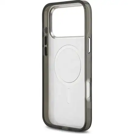 Karl Lagerfeld IML Leopard MagSafe kryt iPhone 17 Pro šedá