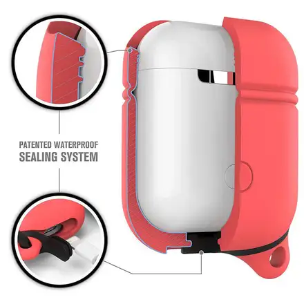 Catalyst puzdro Waterproof case pre AirPods 1&2 - Coral