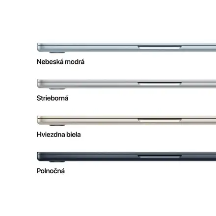 MacBook Air 13" Apple M4 10C CPU 10C GPU 24GB 512GB Polnočný SK
