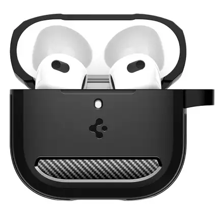 Spigen puzdro Rugged Armor pre Apple Airpods 4/5 - Matte Black