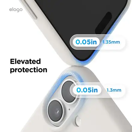 Elago kryt Silicone Case Magsafe Camera Control pre iPhone 17 - Light Lilac