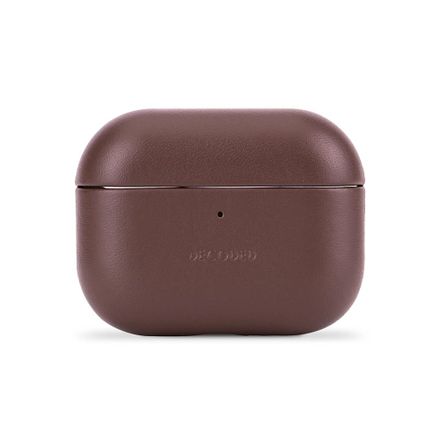 Decoded puzdro Leather AirCase pre Apple Airpods Pro 3 - Chocolate