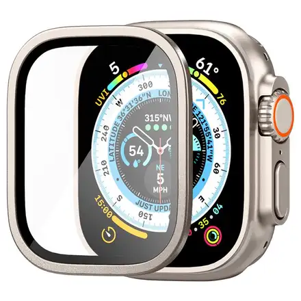 Spigen ochranné sklo Glas.tR Slim Pro pre Apple Watch Ultra - Titanium