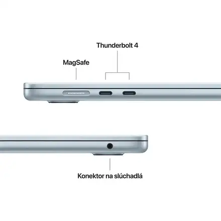 MacBook Air 15" Apple M5 10C CPU 10C GPU 16GB 1TB Nebeský modrý SK
