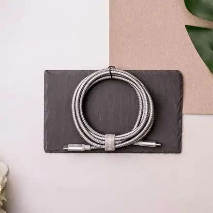 Adam Elements kábel CASA C100+ USB-C na USB-C 100W USB 3.1 Gen 2 10GB 1m - Silver