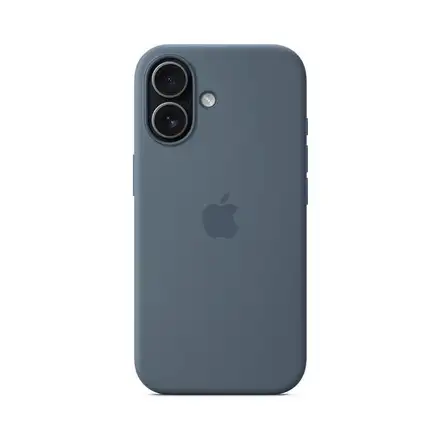 iPhone 17 Silicone Case with MagSafe - Oceľovo modrá