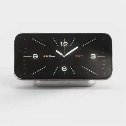 ZENS Qi2 Magnetic Nightstand charger White