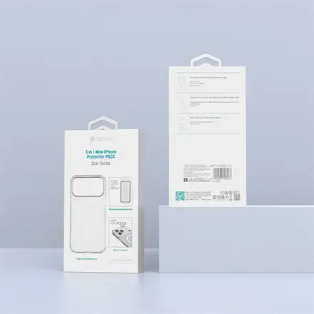 Devia Star Series 3 in 1 iPhone Protector Pack pre iPhone 17 Pro