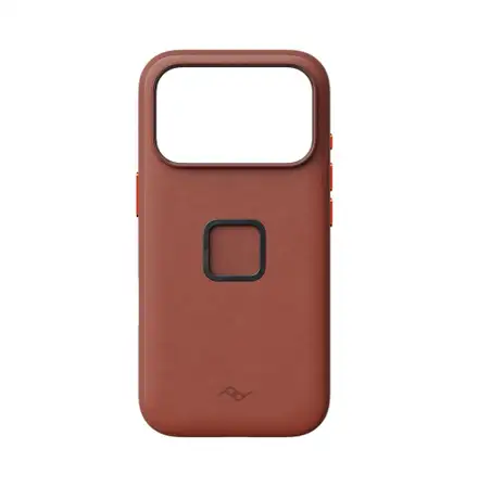 Peak Design Everyday Clarino Case SlimLink pre iPhone 18 Pro - Redwood
