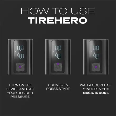 KeySmart Statik TireHero Wireless Air Pump